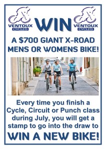 tour de coffs coast, win a bike poster july 2014
